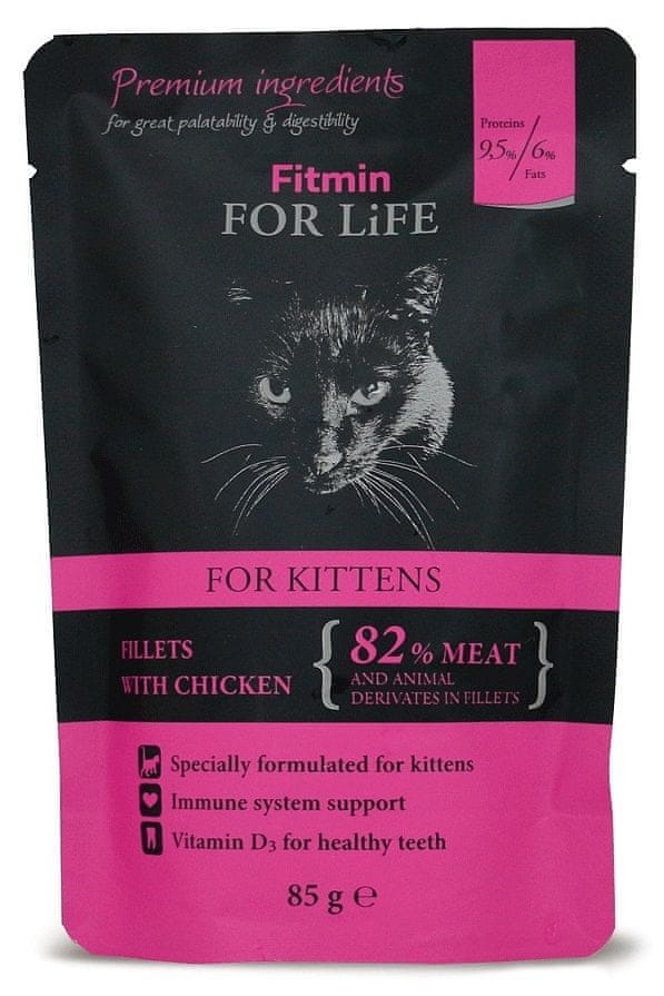 Fitmin Cat pouch kitten chicken 28x85 g